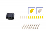 Repair kit connector 8 pin 4F0 972 708 plug housing for VW Audi Seat Skoda Cross section: 0.35-0.75mm², Version: Connector + Terminal