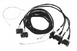 Seat heating with seat adjustment cable set for Audi A6 C4 