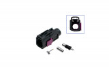 FAKRA socket - female Plug: Coding A / deep black