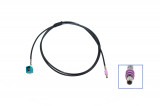 Fakra-cable angle-socket (female) to male Cable length: 0,3m
