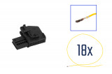 18 pin plug set Cross section: 0.5mm², Version: Assembled Harness