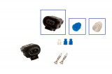 Repair kit connector 2 pin 1J0 973 722 A plug housing for VW Audi Seat Skoda Cross section: 0.5-1.0mm², Version: Connector + Terminal
