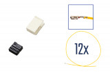 MOST - Quadlock Connector - CD changer Cross section: 0.75mm², Version: Assembled Harness