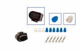 Repair kit connector 6 pin 1J0 973 733 plug housing for VW Audi Seat Skoda Cross section: 0.5-1.0mm², Version: Connector + Terminal