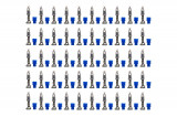 JPT SEAL contact Waterproof Crimping Connector 0.5 - 1.0mm² Quantity: 50 pieces
