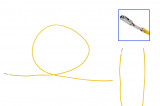 Repair cable, single cable MQS clean body 0.75 Version: Single sided equipped