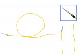 Repair cable, single cable H9 pin + SEAL 0.5 as 000 797 035 E + SEAL Version: Single sided equipped