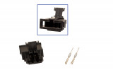 Repair kit connector 2 pin 3B0 972 712 socket housing for VW Audi Seat Skoda Cross section: 0.5-1.0mm², Version: Connector + Terminal
