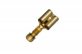 FASTIN-FASTON push-on contact brass blank 0,5 - 1,5 mm² Quantity: 50 pieces