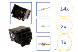 Repair kit connector 17 pin 4F0 972 575 socket housing for VW Audi Seat Skoda Version: Assembled Harness