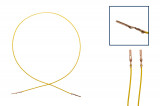 Repair cable, single cable flatpin contact 2.8 Version: Equipped on both sides