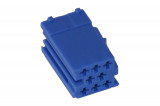 Repair kit connector 8 pin for MINI ISO connector housing blue Cross section: All, Version: Only Connector