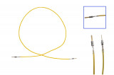 Repair cable, single cable MiT Contact Male selectiv gilded 0.5 as 000 979 020 EA / 000 979 041 EA Version: Equipped on both sides