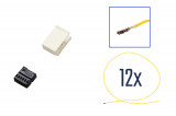 MOST - Quadlock Connector - CD changer Cross section: 0.5mm², Version: Assembled Harness