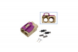 FAKRA double socket - female Plug: Coding I / Egg yolk