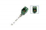 FAKRA socket - angled Plug: Coding E / leaf green