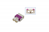 FAKRA double plug housing - male like 6Q0 035 671 K Plug: Coding B / cream white