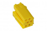 Repair kit connector 8 pin for MINI ISO connector housing yellow Cross section: All, Version: Only Connector