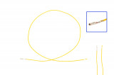 Repair cable, single cable MLK 1,2 as 000 979 034 E Version: Single sided equipped