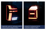 Adapter rear lights for VW T6.1 