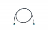 Fakra-cable angle-socket to angle-socket Cable length: 0,3m
