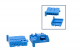 Repair kit connector 6 pin 6Q0 972 706 MQS socket housing blue Cross section: All, Version: Only Connector