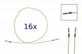 Repair cable, single cable LKS 1,2 0.5 as 000 979 033 E + SEAL Version: Equipped on both sides