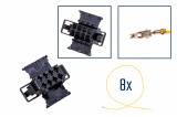 Repair kit connector 8 pin 1J0 972 724 / 191 972 724 plug housing for VW Audi Seat Skoda Cross section: 0.5mm², Version: Assembled Harness