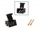 Repair kit connector 2 pin 893 971 992 flatpin housing for VW Audi Seat Skoda Cross section: 0.5-1.0mm², Version: Connector + Terminal