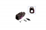 FAKRA socket - female Plug: Coding F / nut brown
