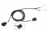 Cable set seat heater rear bench for VW, Seat, Skoda, MQB 
