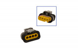 Repair kit connector 4 pin 4H0 973 704 C plug housing for VW Audi Seat Skoda Cross section: All, Version: Only Connector