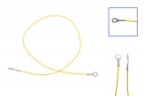 Repair cable, single cable Cableshoe 1.0 like 000 979 137 E Version: Equipped on both sides
