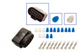 Repair kit connector 10 pin 1J0 973 735 socket housing for VW Audi Seat Skoda Cross section: 0.5-1.0mm², Version: Connector + Terminal