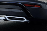 296122 Dummy Exhaust Tips Škoda Kodiaq II - Pair (2 pcs) ALU BRUSH tailpipe Kodiaq ii