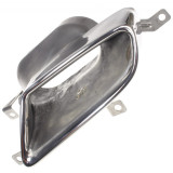 OEM 5E0253681F original exhaust pipe Octavia 3 VRS Left side Chrom Chromed tail pipe, left, suitable for RS models with 2.0TDI 135kW (CUNA, CUPA) engines.