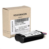 Original OEM battery with part number 3G0915089 designed for the vehicle emergency call and telematic system (eCall / SOS module) used in many VW Group vehicles. The battery ensures stable power supply for the telematic control unit and emergency call