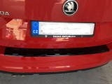 858 04 rear bumper protection cover škoda yeti black 