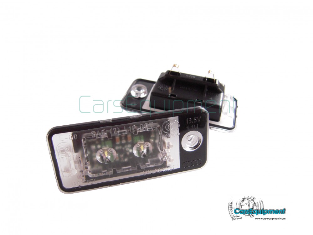 OEM LED Audi License Plate Light - A6 4F, Q7 4L, A5 8H, A3 8P, A4 8E for  48.00 € - License Plate Lights