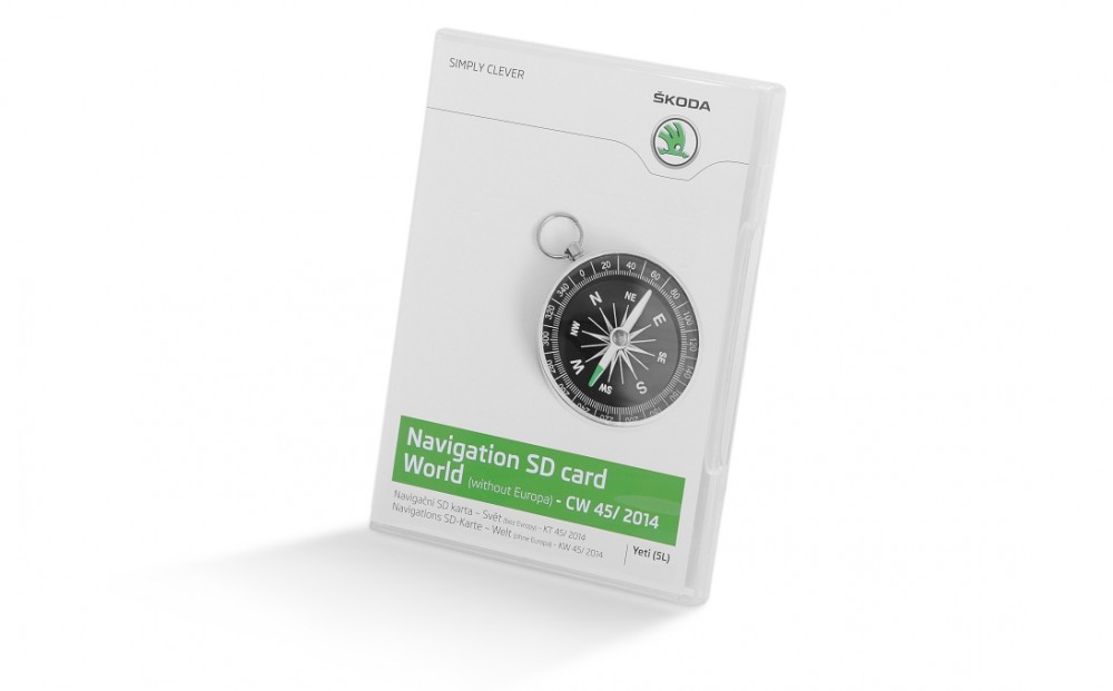 OEM Navigation SD Card - World (Except Europe) - MIB Amundsen Skoda 5L for 75.00 € - Maps