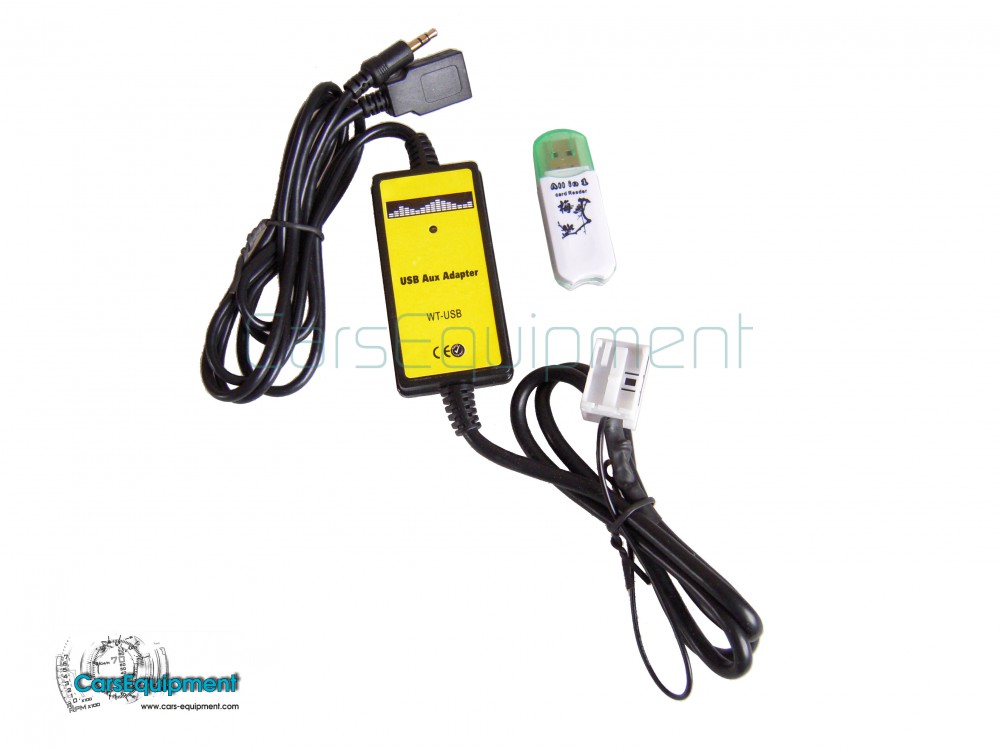 AUX / USB audio car stereo adapter (VW/AUDI/Skoda/Seat 12P) [ Car2PC  Interface / AUX ]