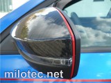 644 09 Rear View Mirror - Design Red Octavia 2 Facelift / Superb 2 / Octavia 3 / Rapid / Citigo 