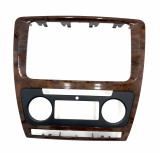 OEM 1Z0858069EGVL8 Radio Trim Skoda Octavia 2 Facelift Wood Imitation