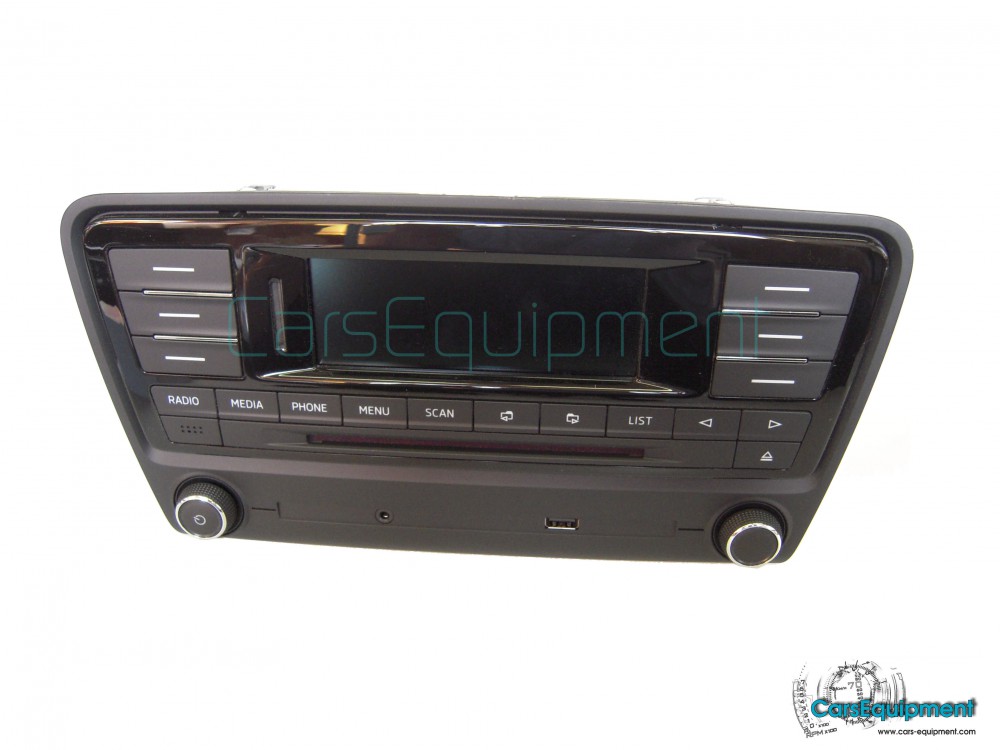 OEM 5ED035185 Radio with Bluetooth RDS / USB / CD MP3 / AUX for Skoda  Octavia 3 for  € - Radio