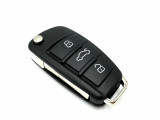 Audi A3 A4 A6 A8 TT S3 S4 S6, Uncut 3X Button Remote Key FOB Case Shell