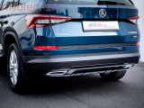 rear diffusor kodiaq black rear bumper spoiler 