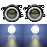 2 Pcs Fog LED Lamp with Angel eye Ford Focus MK2/3 Fusion Fiesta Tourneo Transit 2006-2015