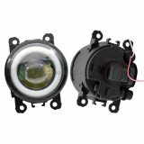 2 Pcs Fog LED Lamp with Angel eye Ford Focus MK2/3 Fusion Fiesta Tourneo Transit 2006-2015