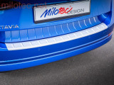 Octavia IV rear bumper protection sill silver bumper sill octavia 4