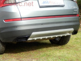 961 04 XL Škoda Kodiaq - Dummy XL Exhaust Pipes black glossy Škoda Kodiaq exhaust pipes kodiaq exhaust pipe tail pipe kodiaq 